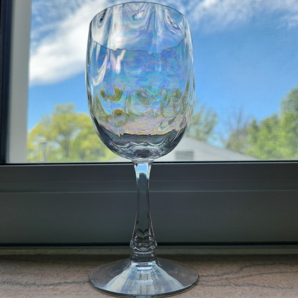Iridescent Wine Glass